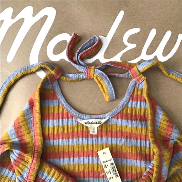 Madewell Tie-Back Tank Top NWT - Picture 12 of 14